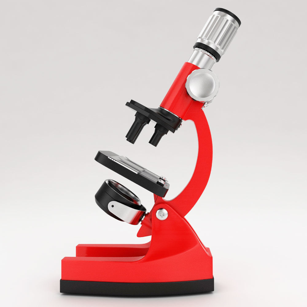 Laboratory microscope 3d model  3D model_4
