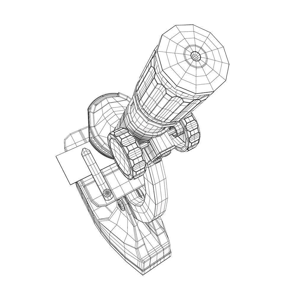 Laboratory microscope 3d model  3D model_11