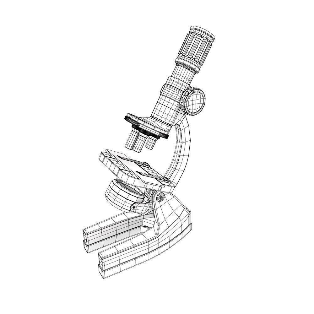 Laboratory microscope 3d model  3D model_9