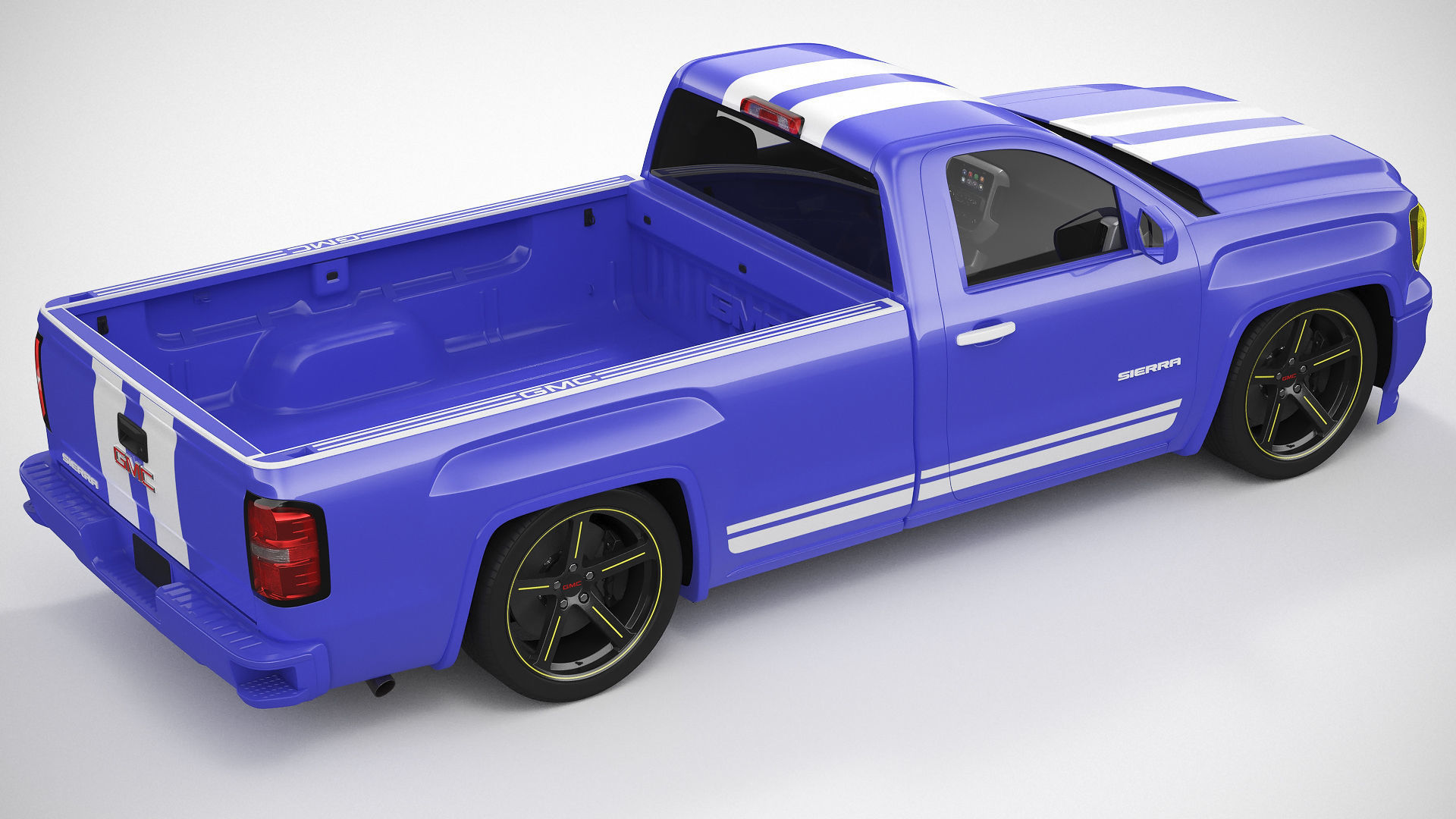 2018 GMC Sierra 1500 Custom 3D model_4