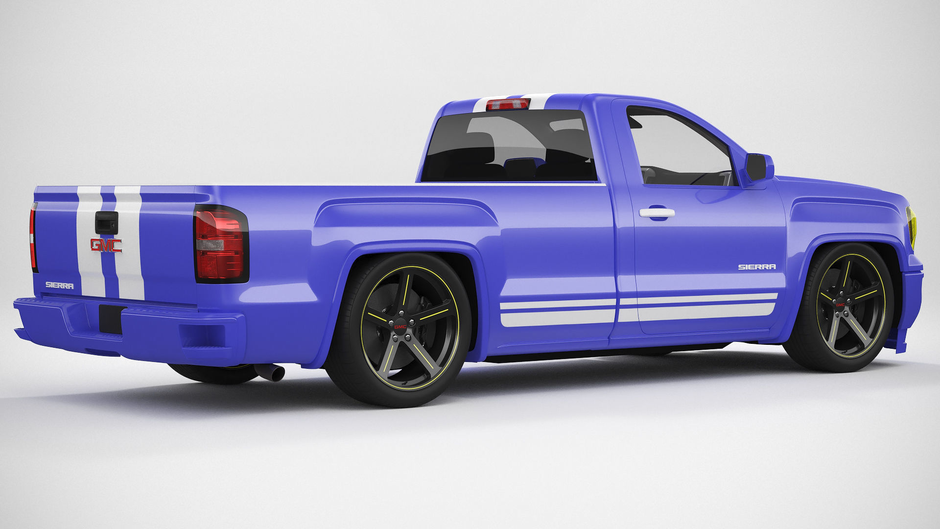 2018 GMC Sierra 1500 Custom 3D model_11