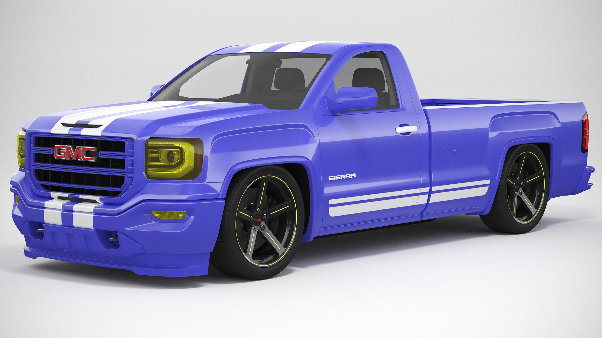 2018 GMC Sierra 1500 Custom 3D model_1
