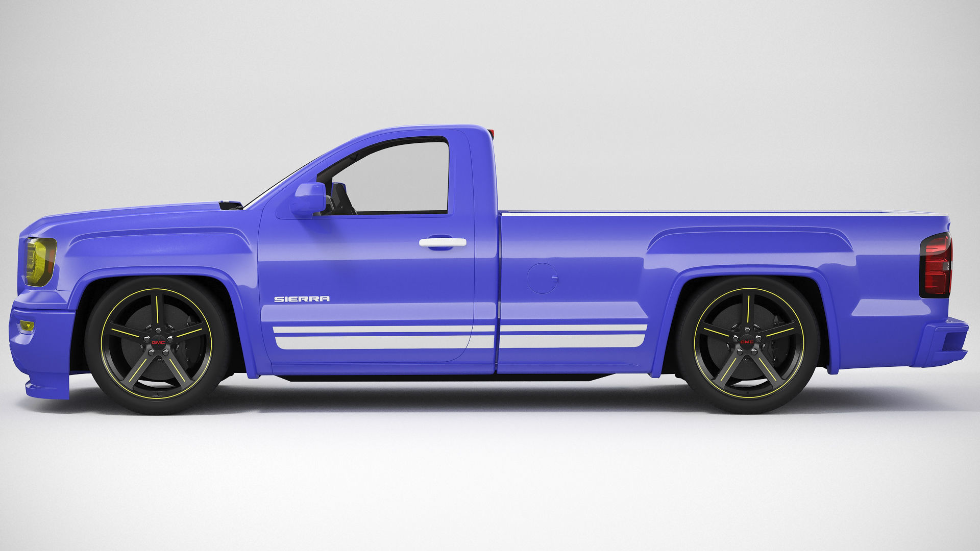 2018 GMC Sierra 1500 Custom 3D model_2