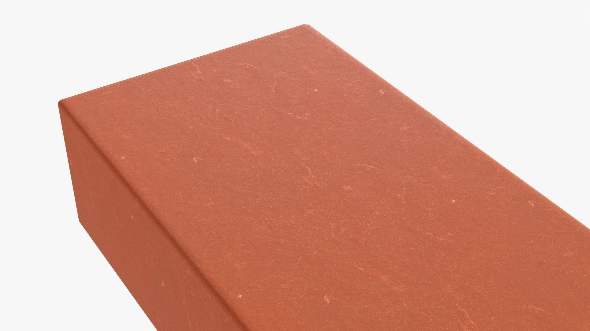 Clay brick type 01 3D model_3