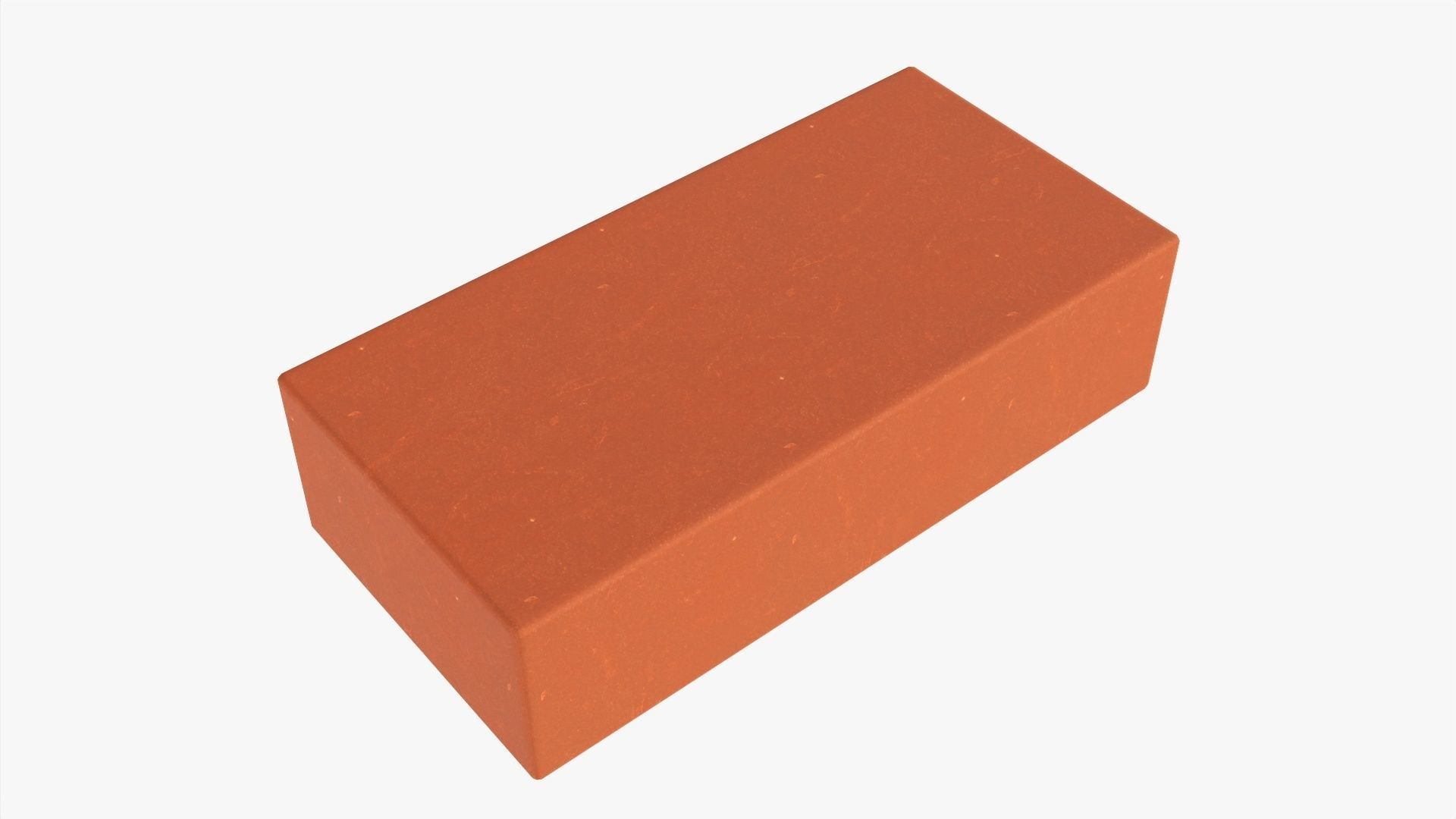 Clay brick type 01 3D model_1