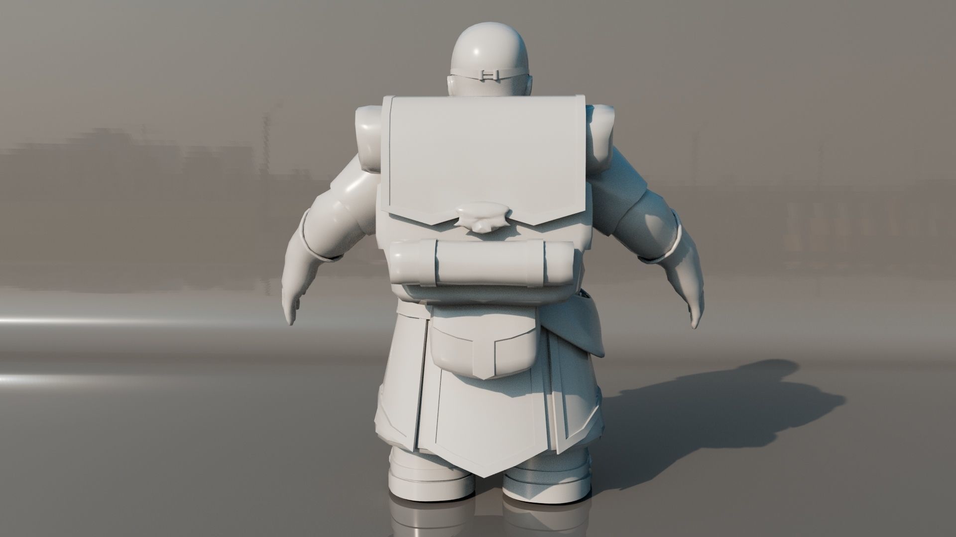 3D character Game ready man with backpack Low-poly 3D model_2