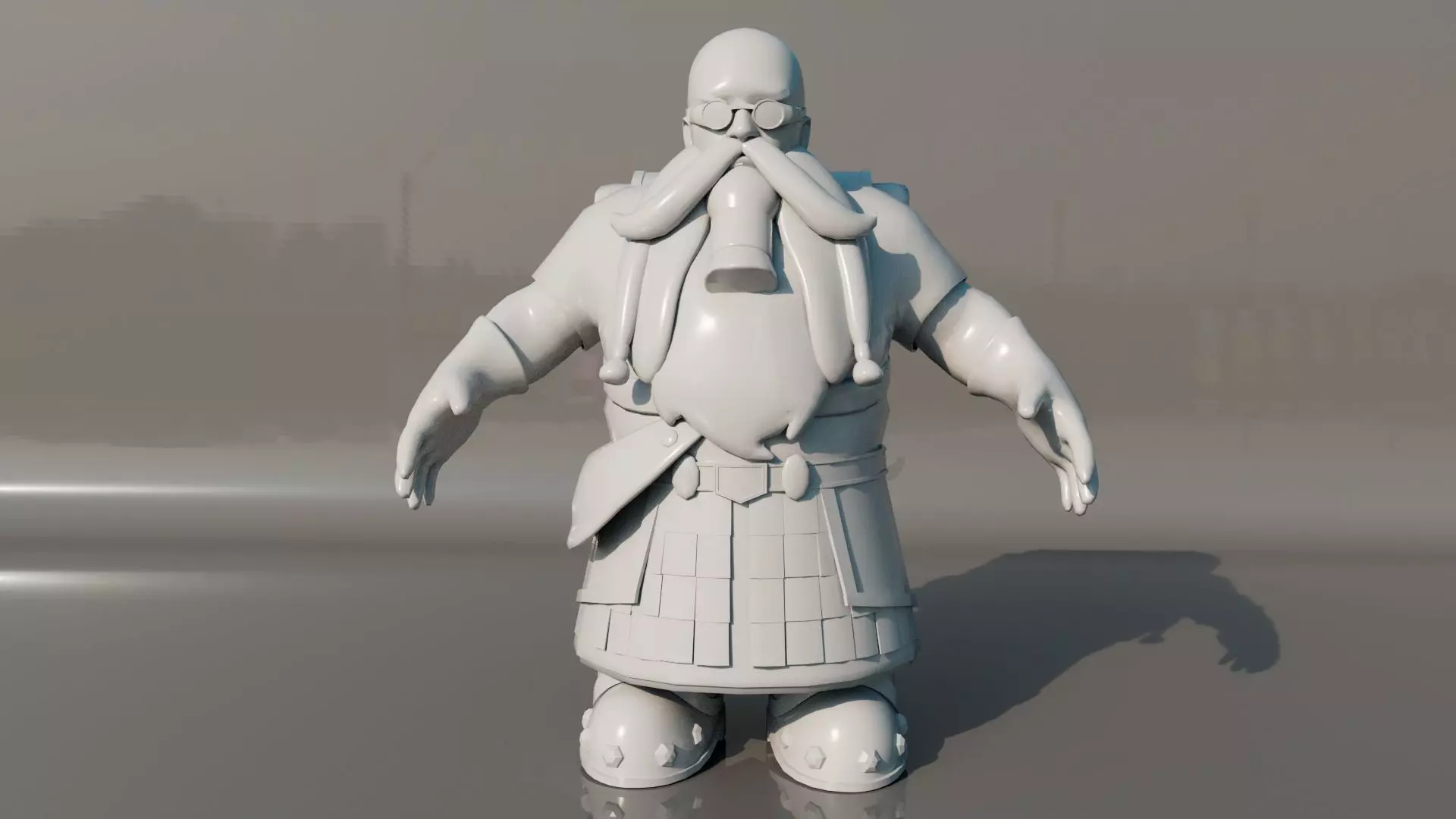 3D character Game ready man with backpack Low-poly 3D model_0