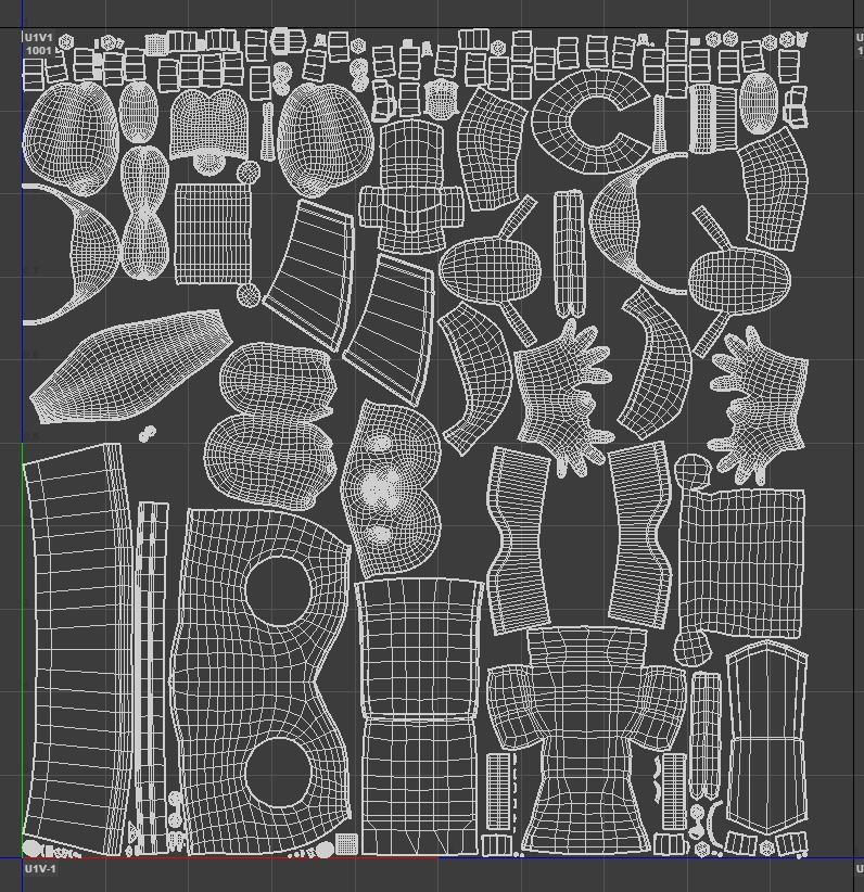 3D character Game ready man with backpack Low-poly 3D model_6