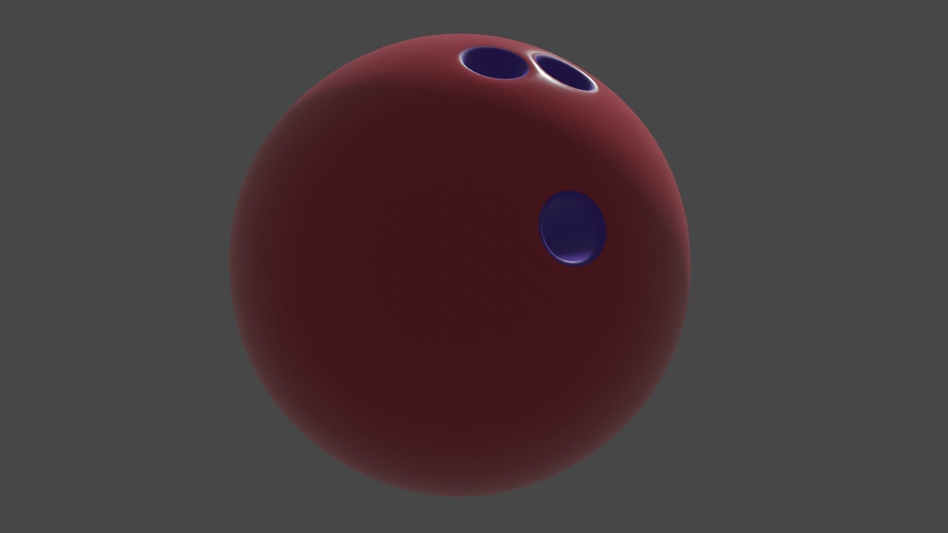 Simple Bowling Ball 3D model CGTrader
