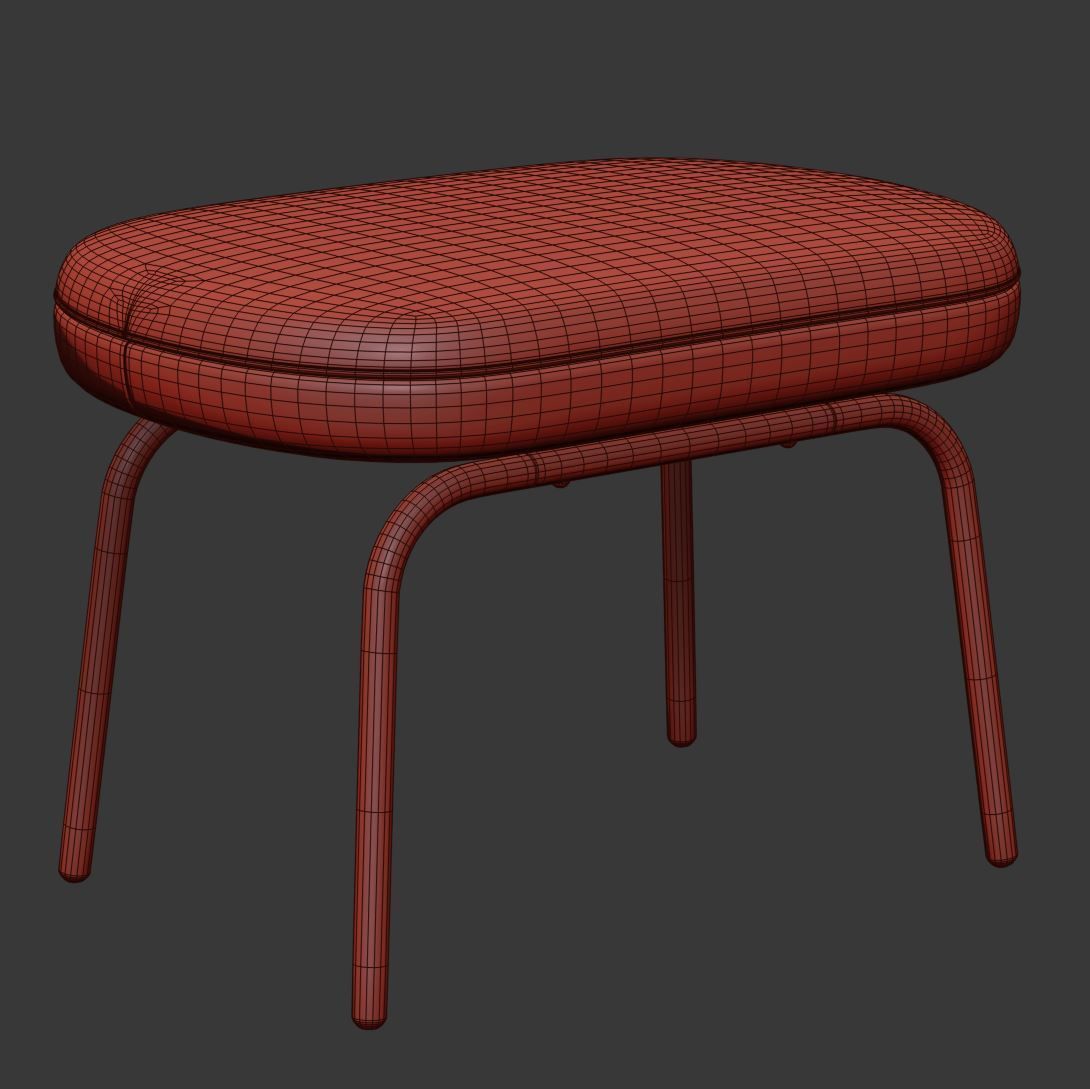 Era Footstool by Normann Copenhagen Low-poly 3D model_5