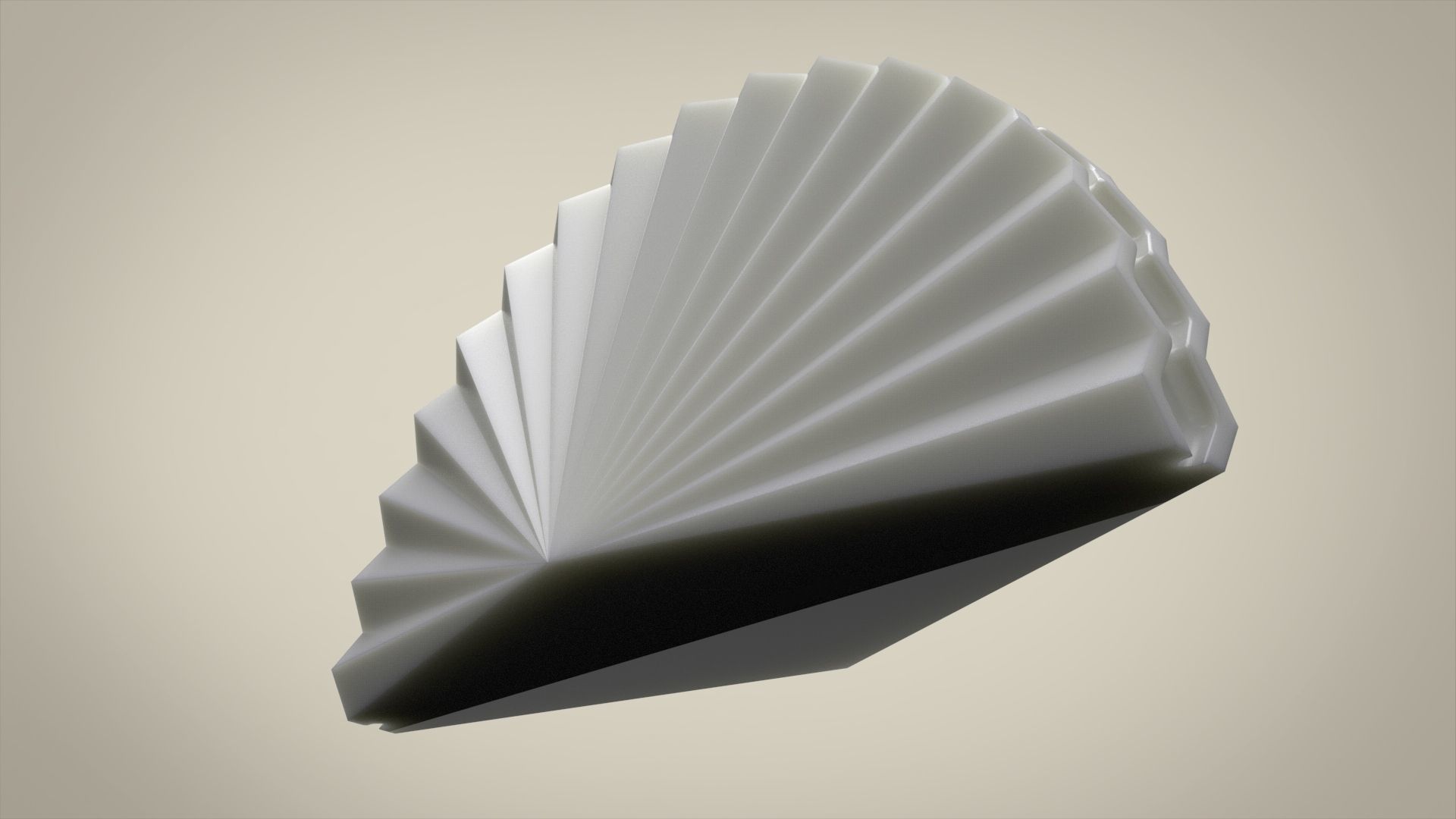 Shell candle silicone mold 3D print model 3D print model_6