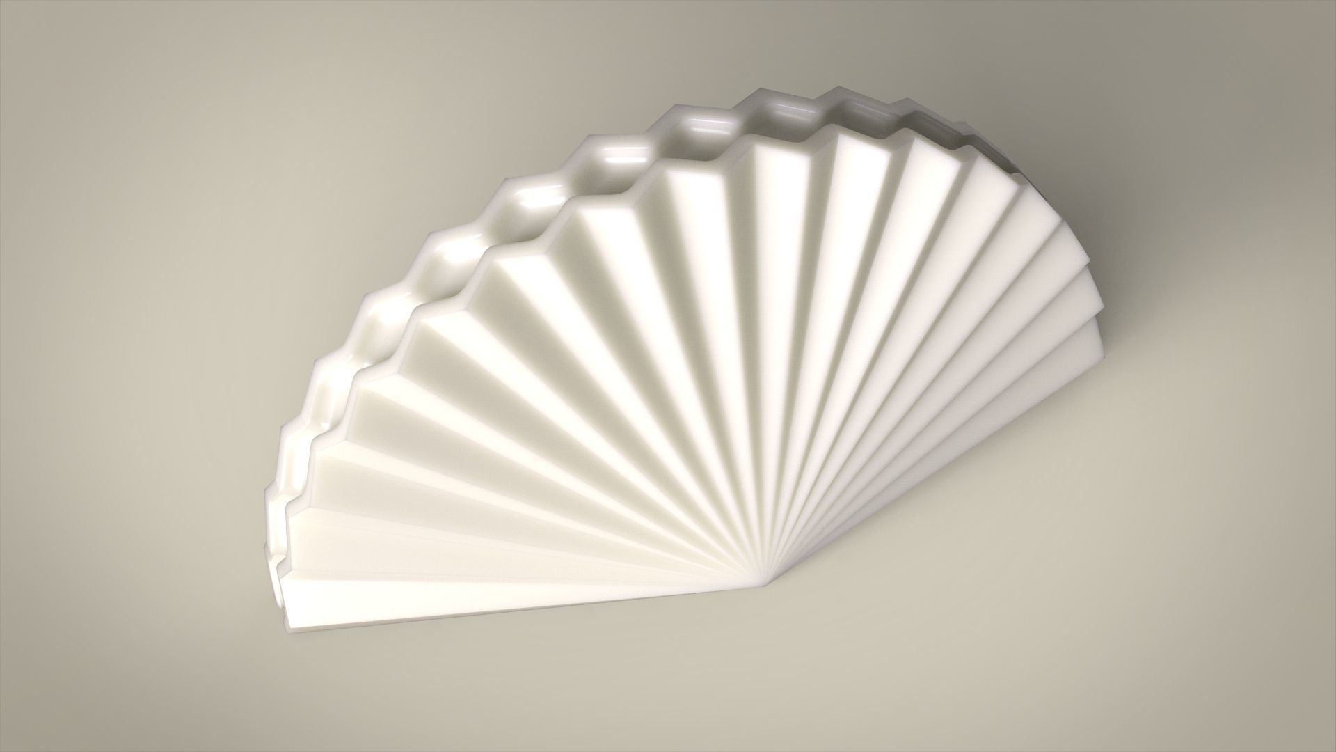 Shell candle silicone mold 3D print model 3D print model_2