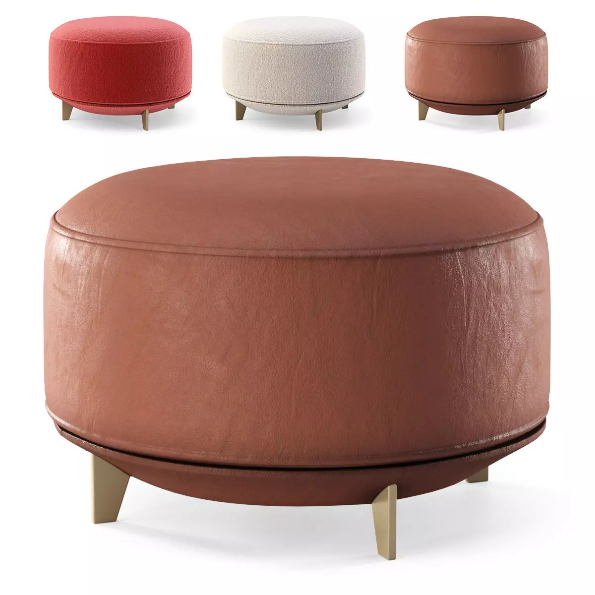Jammin Ottoman by Alberta Pacific Furniture 3D model