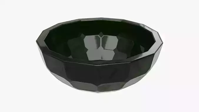 Glass bowl decorative