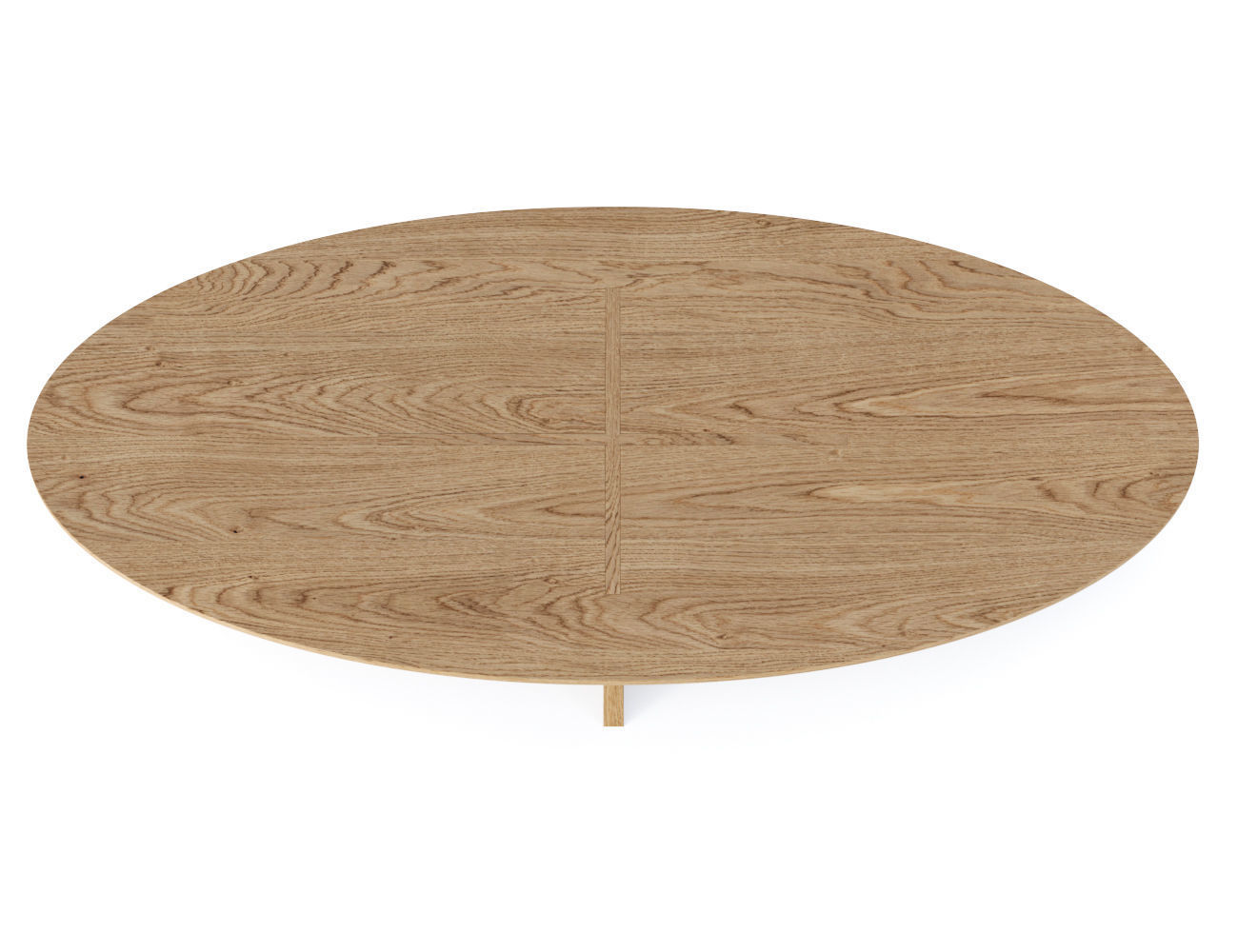 Dingo wooden conference table  Low-poly 3D model_3