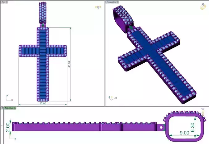 Cross With Baguettes