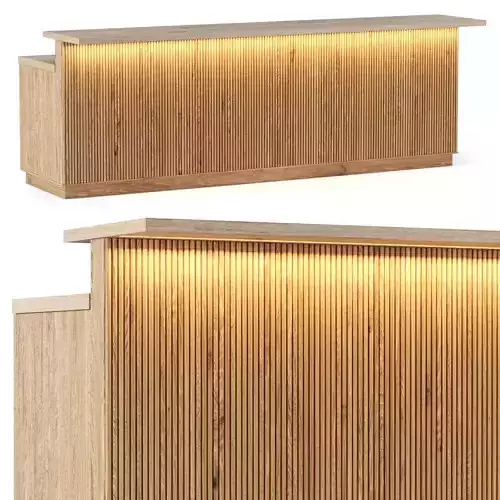 Ebbi wooden bar counter 