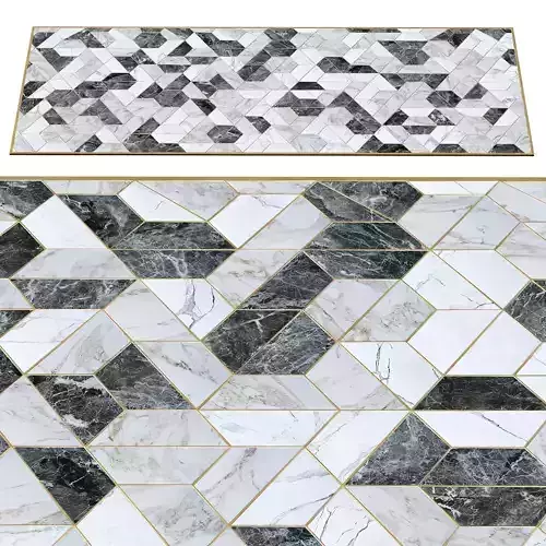 Geometry Modern Marble Floor 