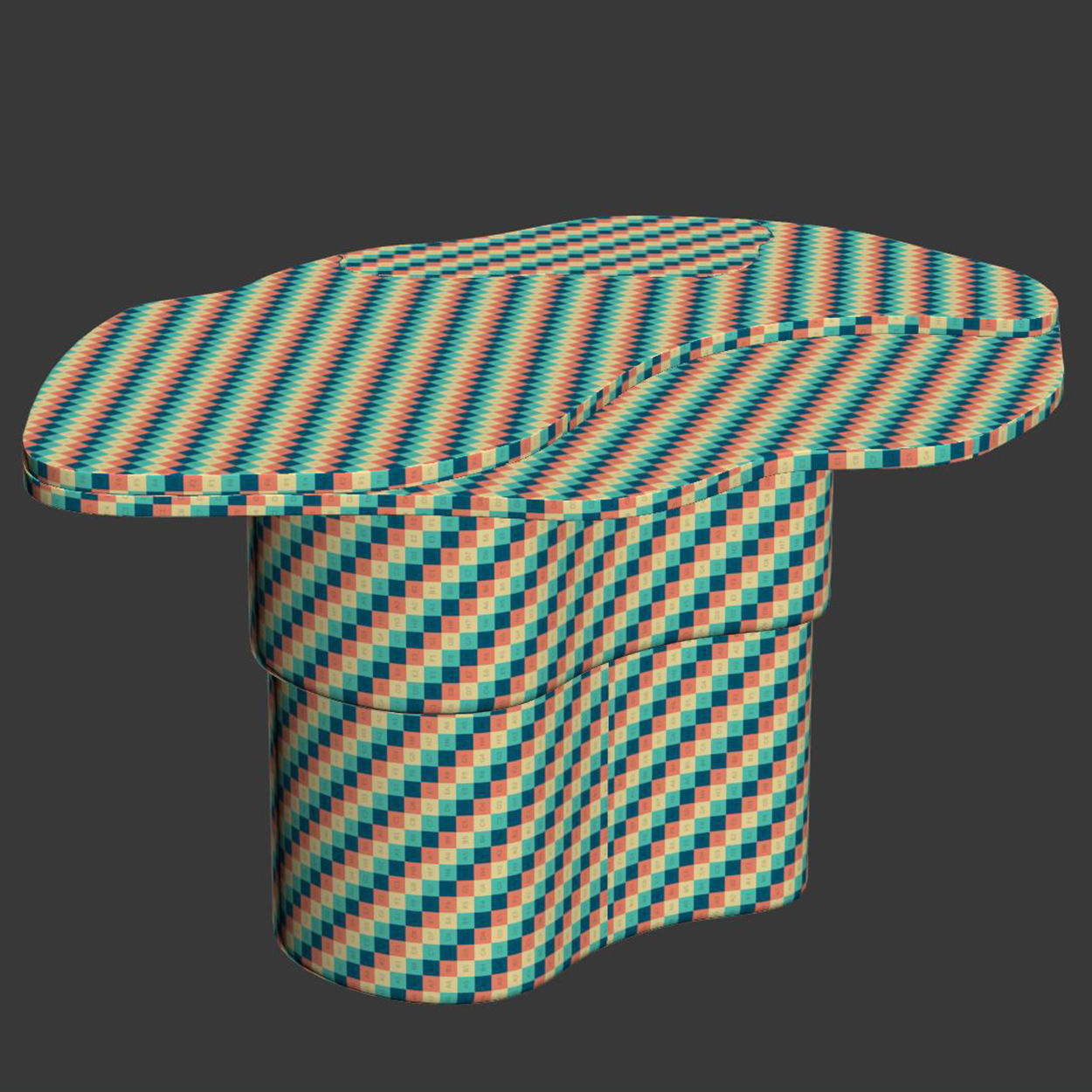 DC1601D Coffee Table by Vincenzo de Cotiis 3D model_4