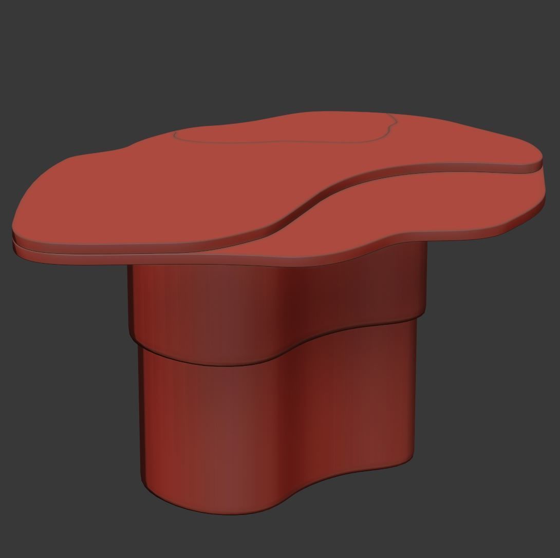 DC1601D Coffee Table by Vincenzo de Cotiis 3D model_2