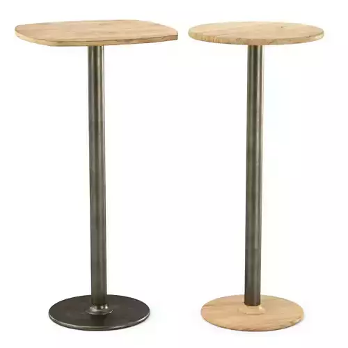 Bob pedestal cafe and bar tables 