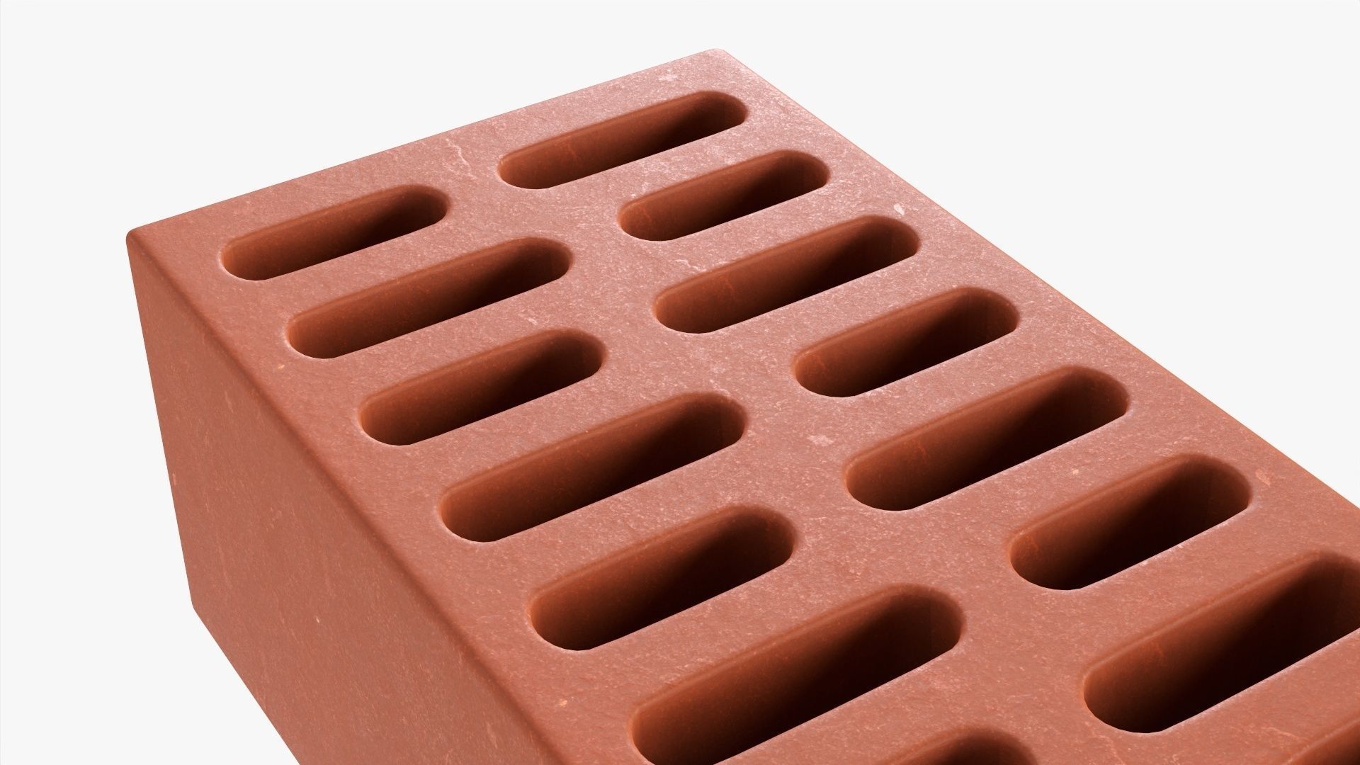 Clay brick type 03 3D model_3