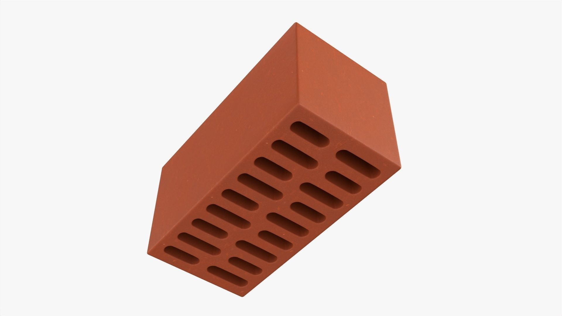 Clay brick type 04 3D model_2