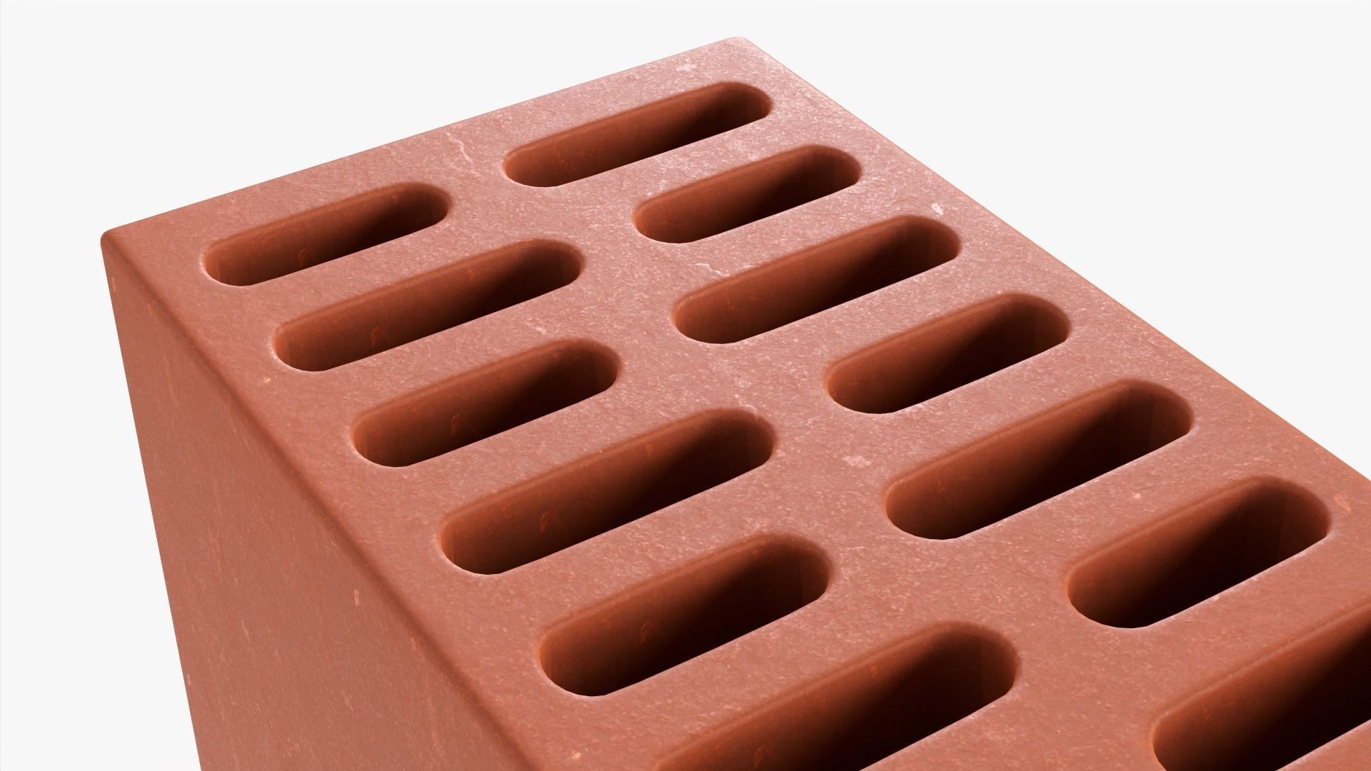 Clay brick type 04 3D model_3