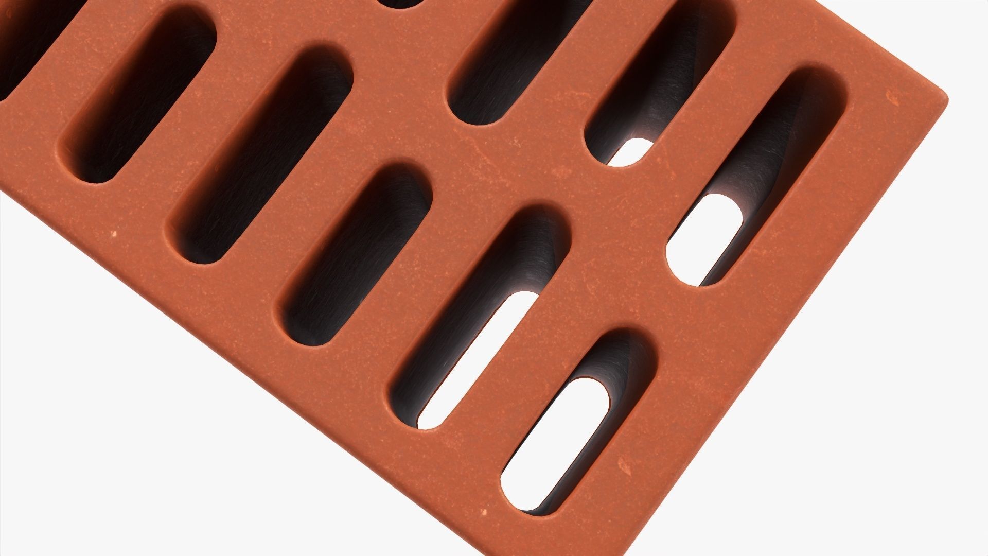 Clay brick type 04 3D model_4