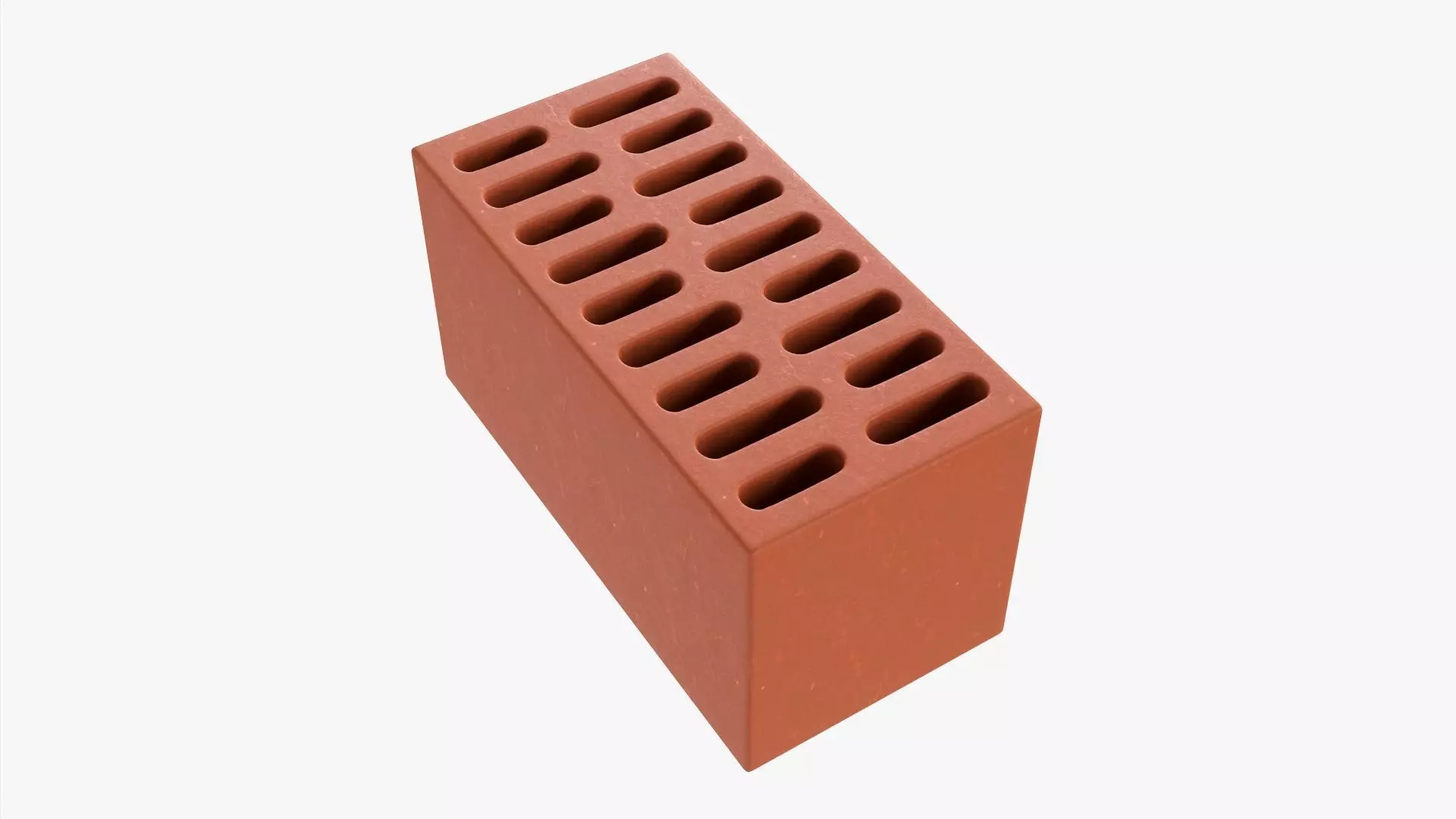 Clay brick type 04 3D model_0