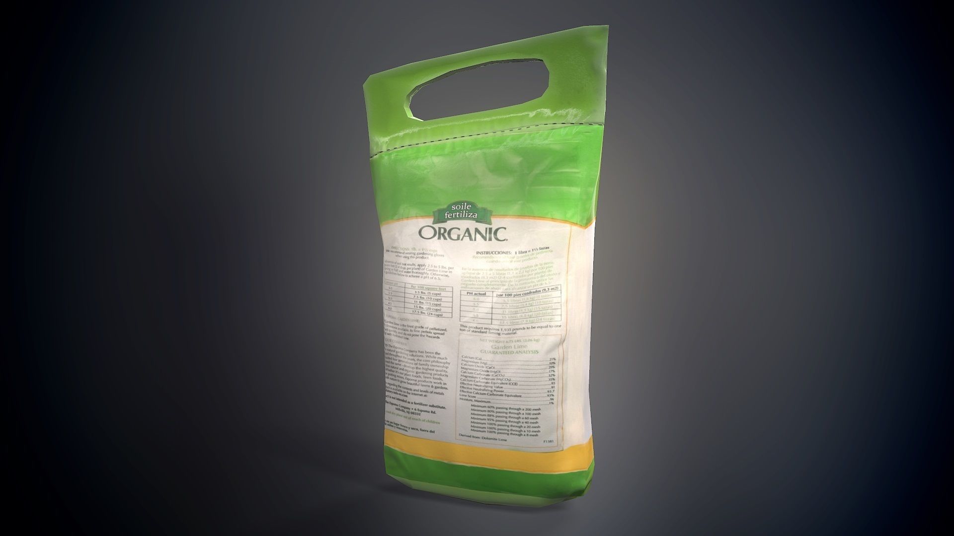 Garden fertilzer package with soil and lime da1 Low-poly 3D model_4