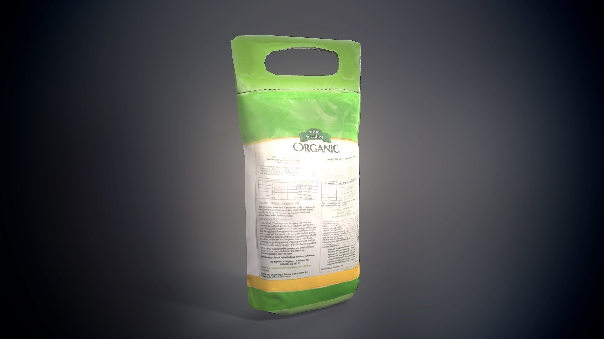 Garden fertilzer package with soil and lime da1 Low-poly 3D model_5