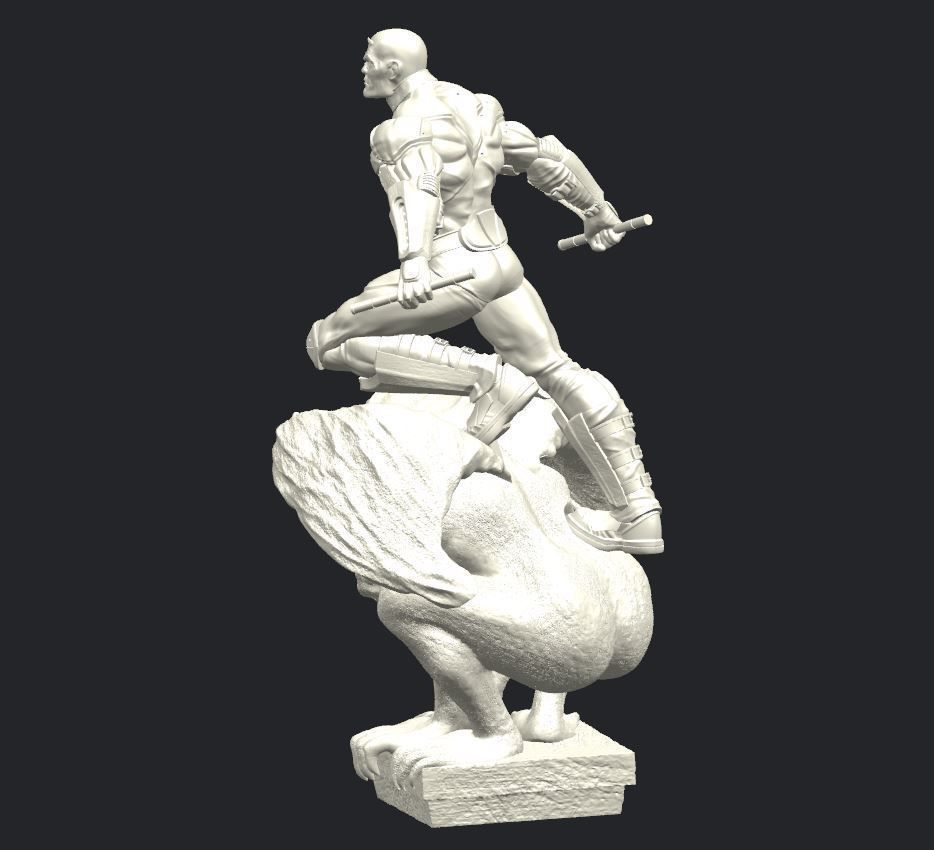 Daredevil Miniatures 3D Model Ready to Print 3D print model_3