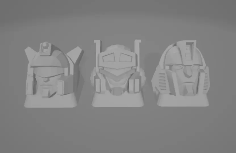 NEW KEYCAP TRANSFORMERS - PACK 3 3D print model