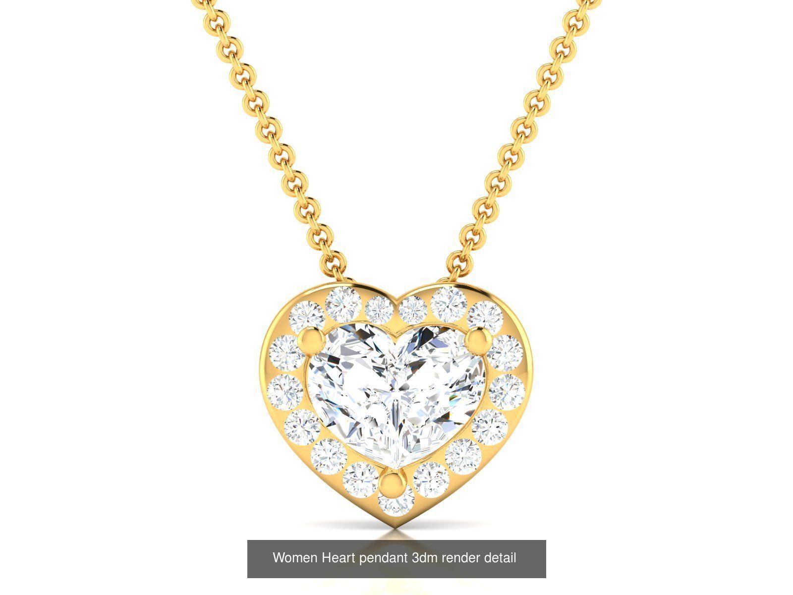 20 Women Pendant 3dm STL Render Detail Bulk Collection _24