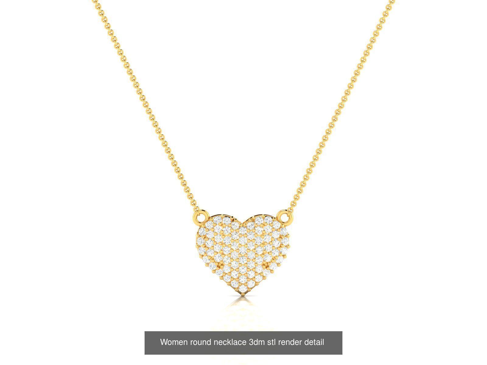 20 Women Pendant 3dm STL Render Detail Bulk Collection _14