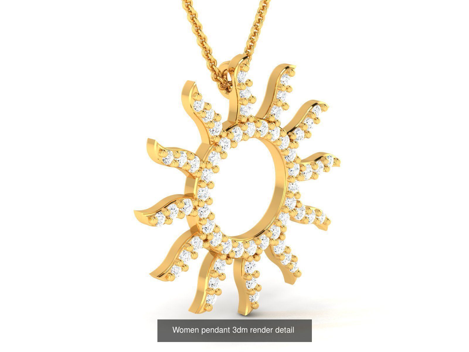 20 Women Pendant 3dm STL Render Detail Bulk Collection _21