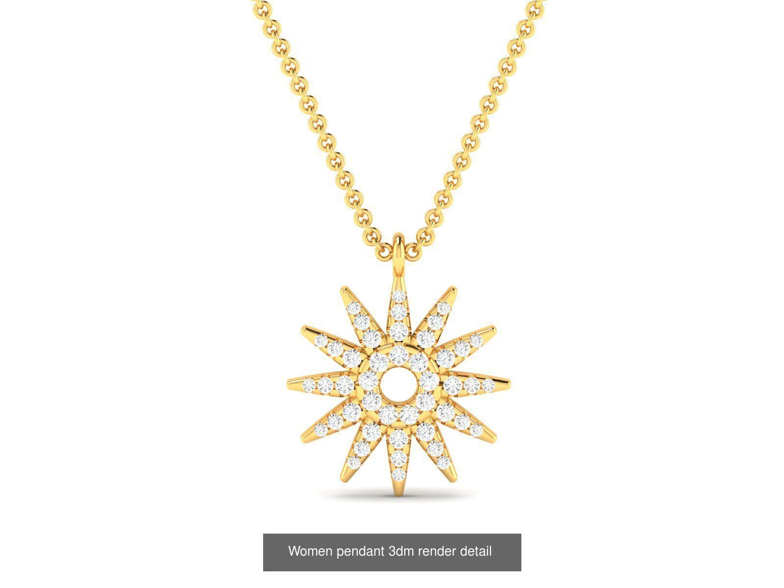 20 Women Pendant 3dm STL Render Detail Bulk Collection _19