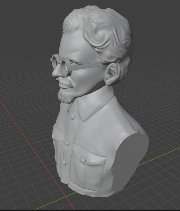 Leon Trotsky 3D print model_10