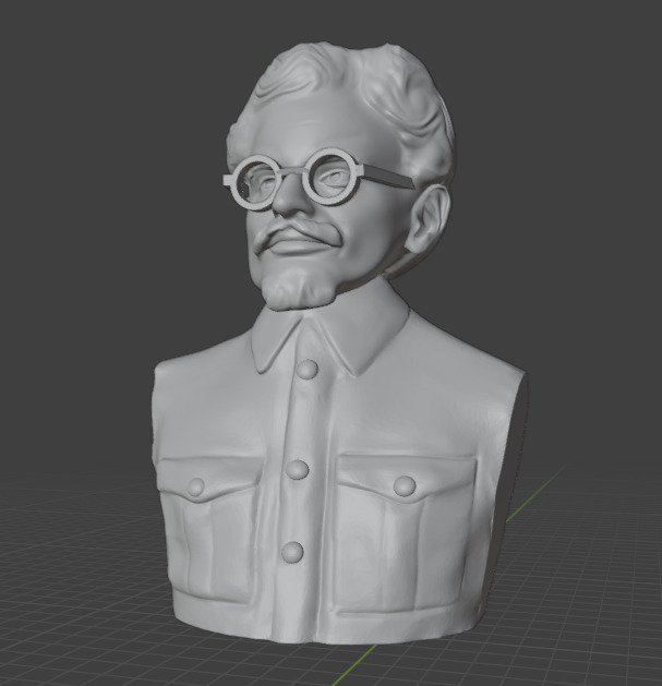 Leon Trotsky 3D print model_15
