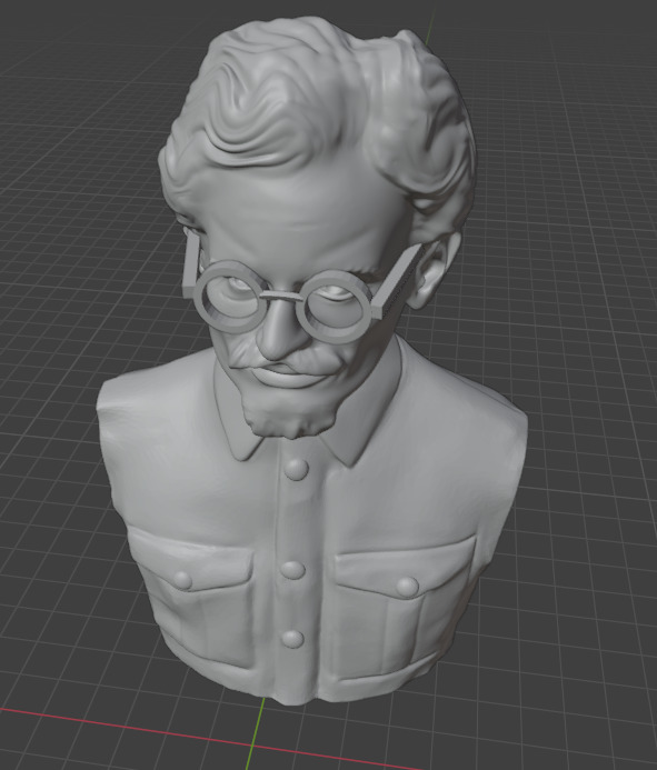 Leon Trotsky 3D print model_13