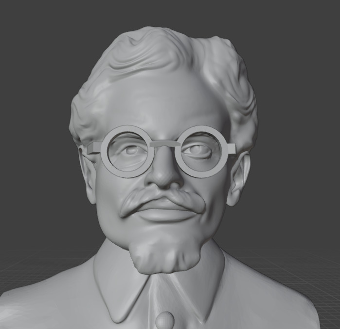 Leon Trotsky 3D print model_16