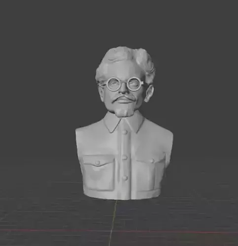 Leon Trotsky 3D print model