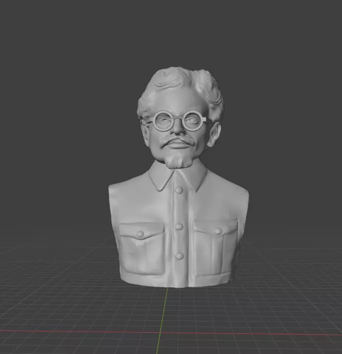 Leon Trotsky 3D print model_0