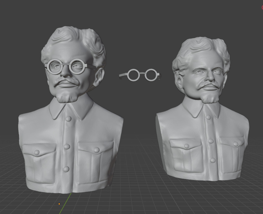 Leon Trotsky 3D print model_20