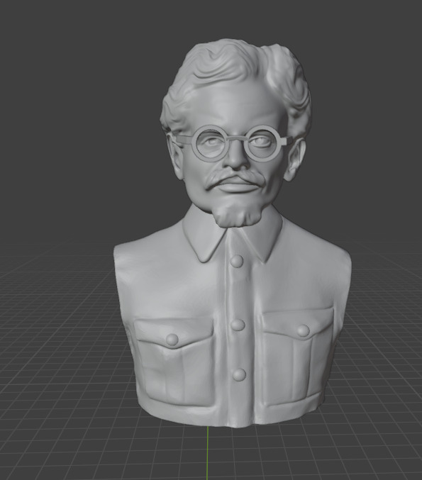 Leon Trotsky 3D print model_1