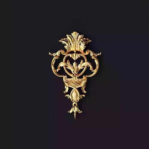 dekor ornate gold leaf