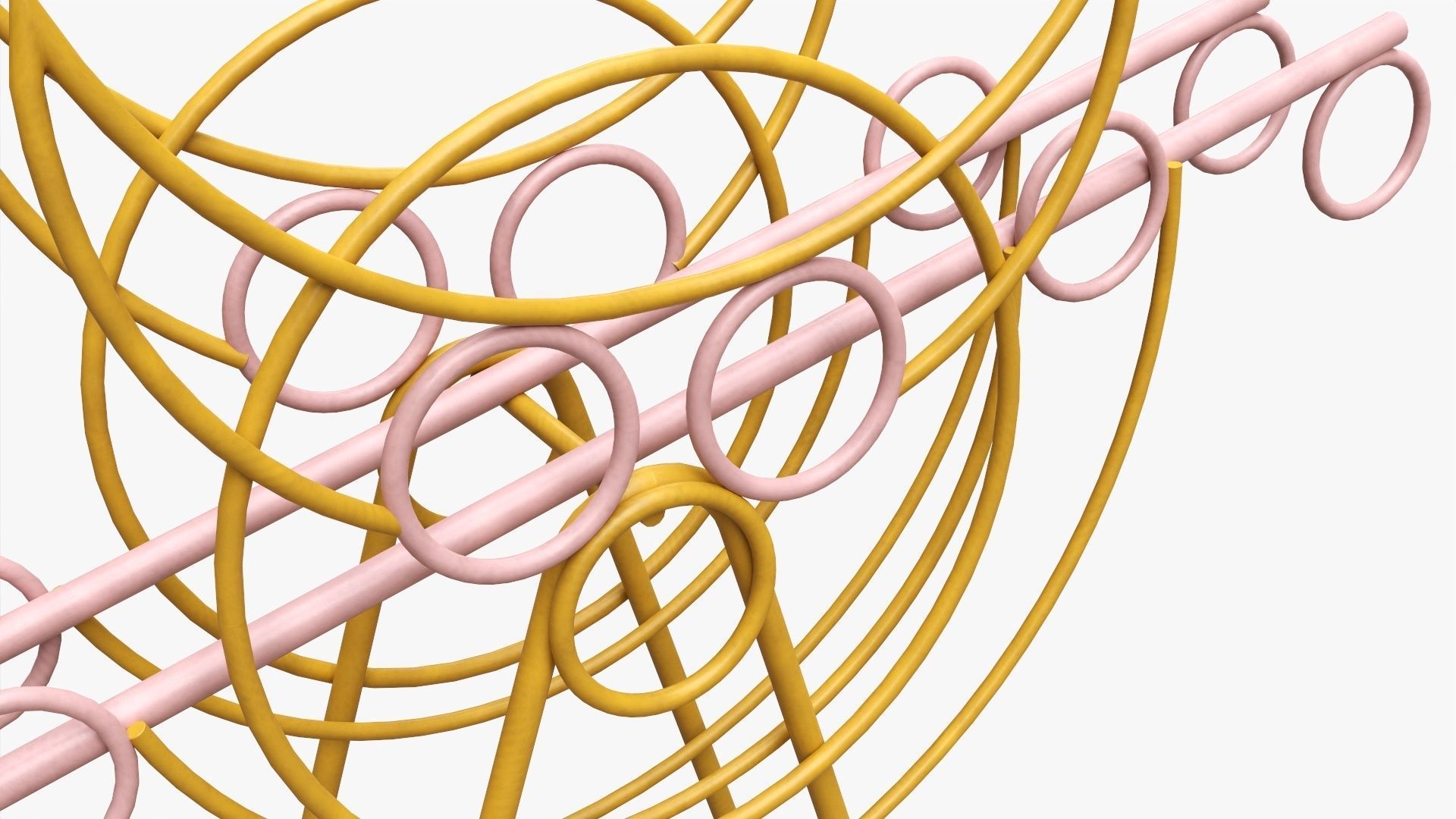 Outdoor playground balancer 3D model_2