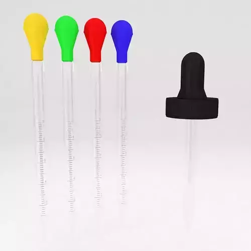 Pipet dropper 3d model  3D model