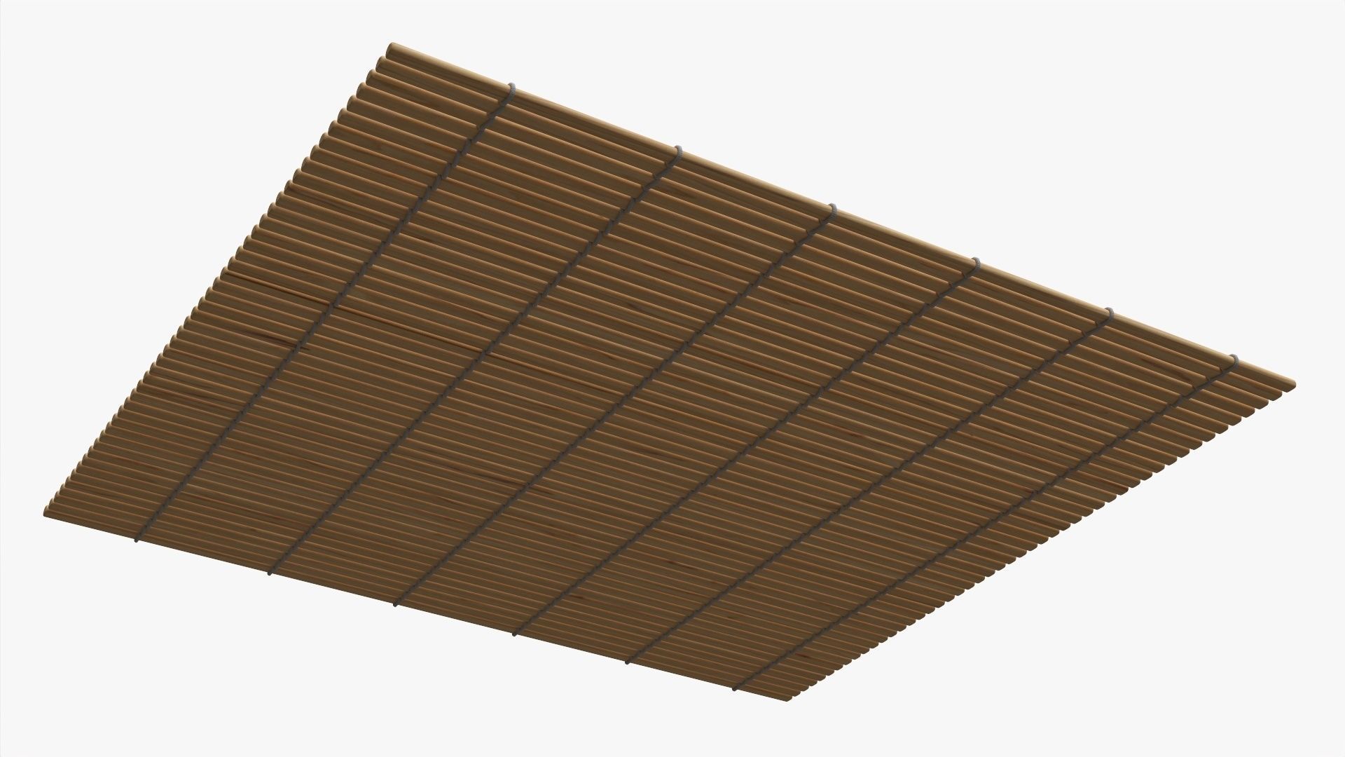 Bamboo Sushi mat 3D model_4